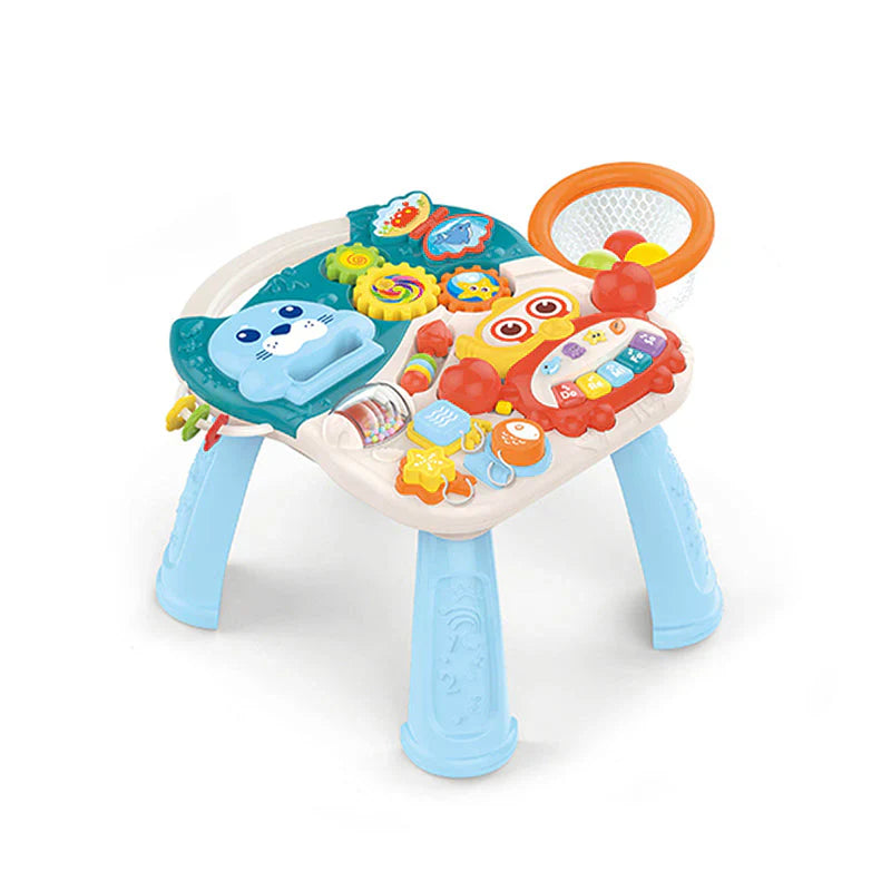 Huanger 2-in-1 Walker and Activity Table